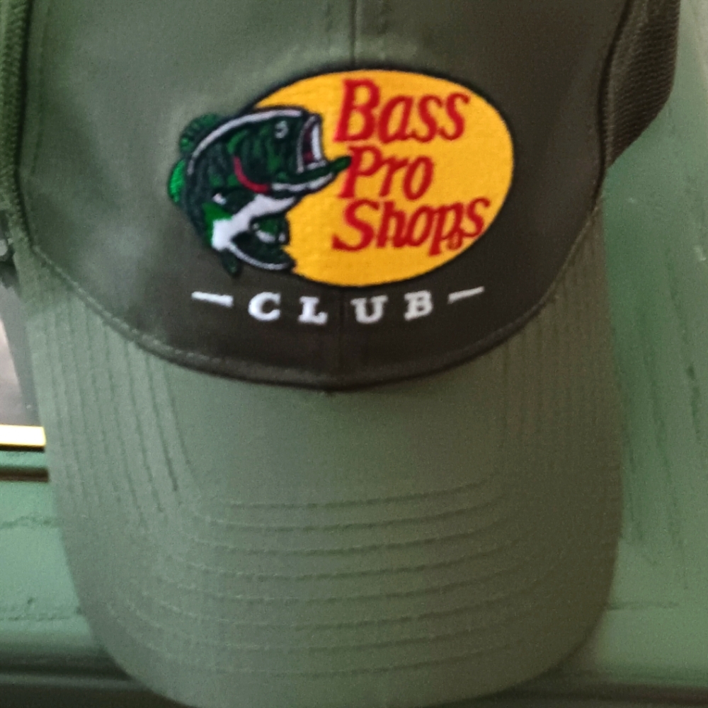 Bass Pro Shops Olive Green Fishing Hat